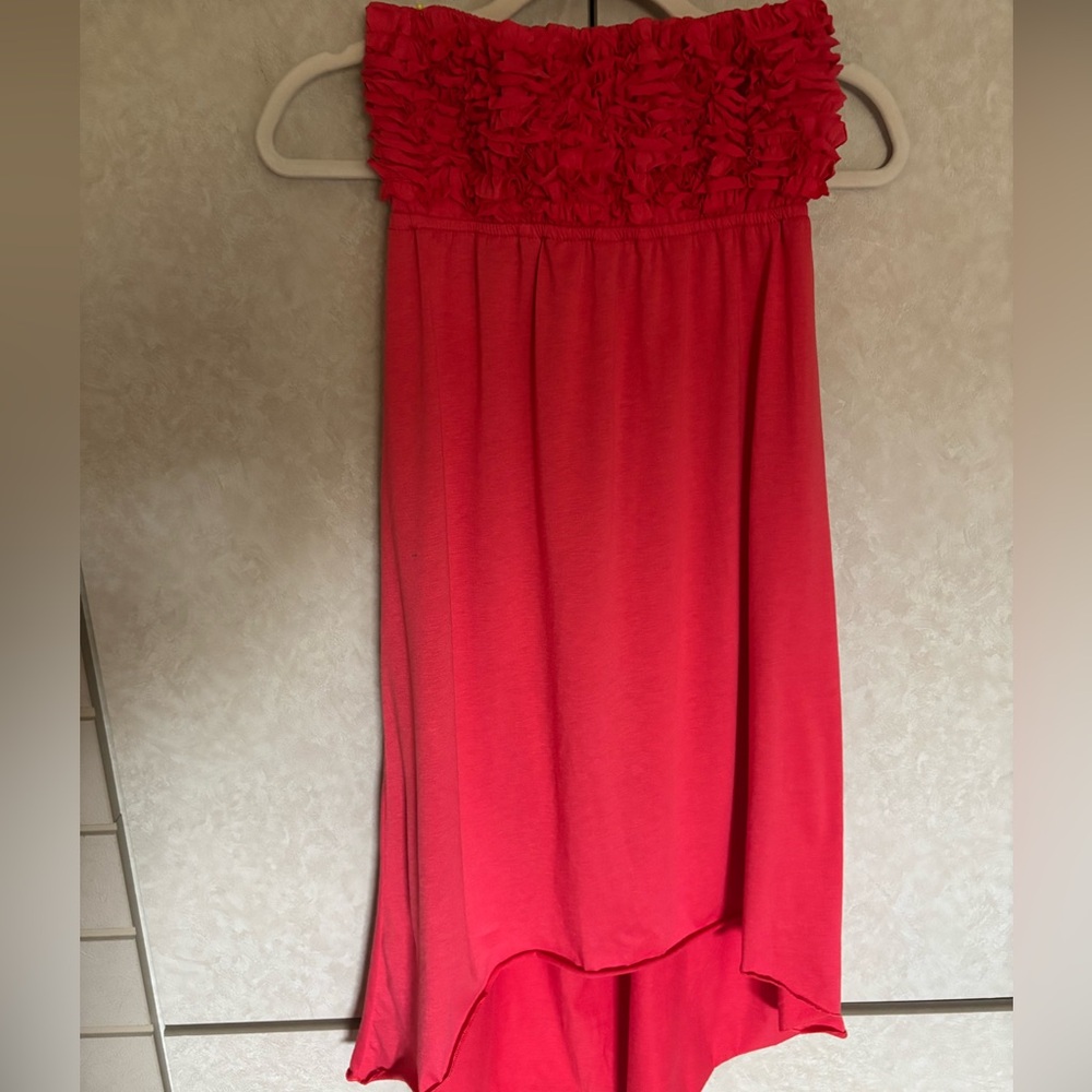 Summer strapless dress